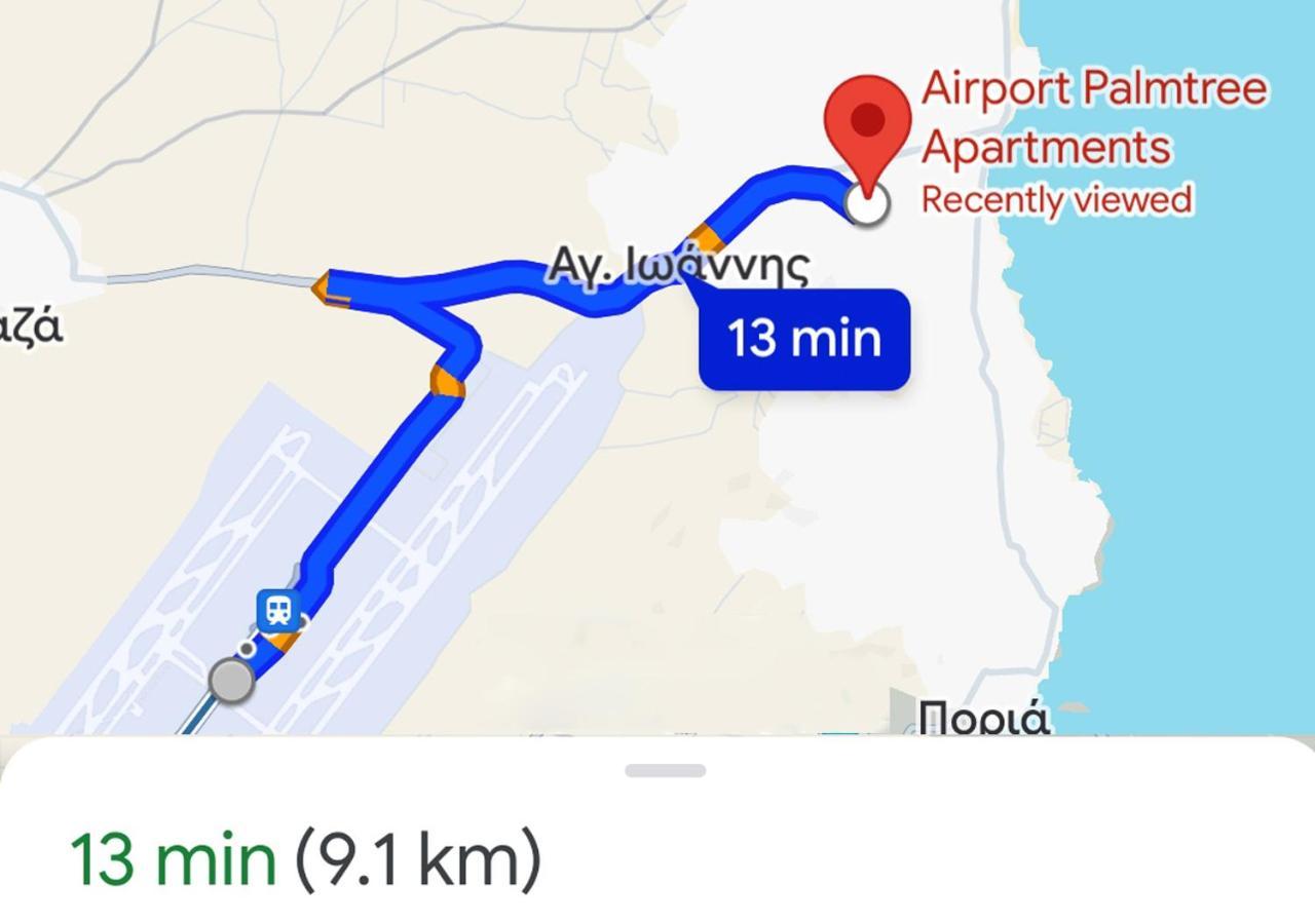 Airport Palmtree Apartments - 15Min From Airport 아르테미다 외부 사진